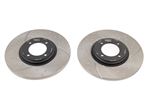 EBC Turbo Grooved Front Brake Discs - Solid Pair - GT6 and Vitesse 2 Litre - 213227UR